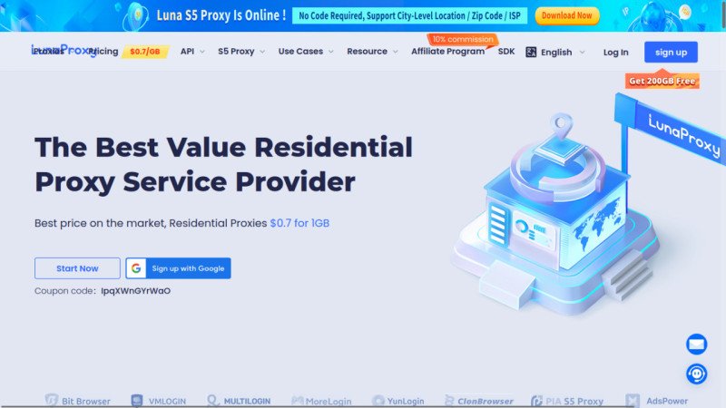 LunaProxy Affiliate Program | Review & Details - Affiliate.Watch