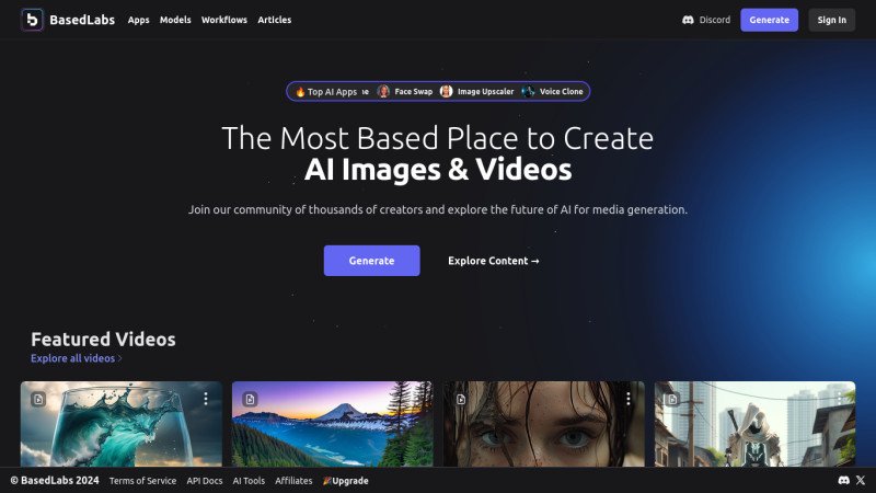 BasedLabs AI: Face Swapper, Upscaler, and Extender